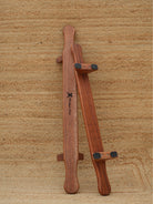 Side profile of the wooden Shena push-up board