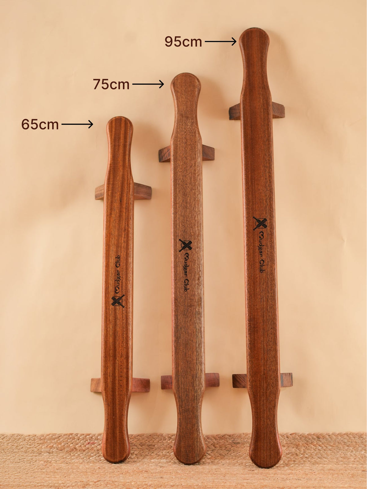 Comparison of the three available Shena Push-Up Board sizes