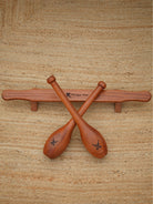 Wooden Shena Push-Up Board with support pieces