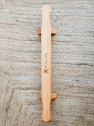 Top view of the handcrafted Shena push-up board